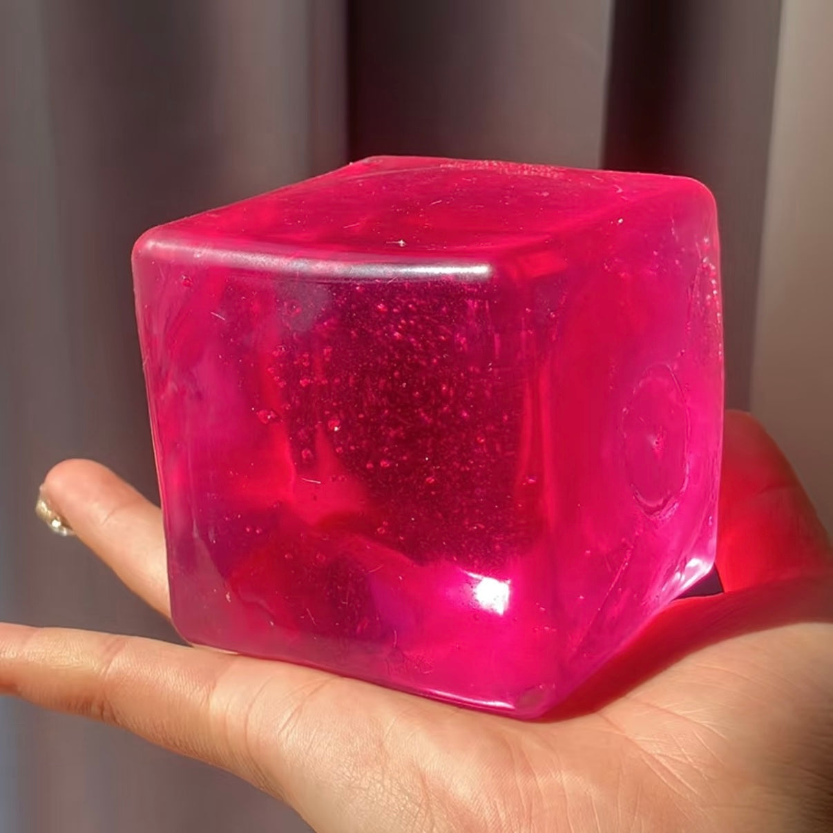 570G Super Big Ice Cube Stress Ball (4 Colors)