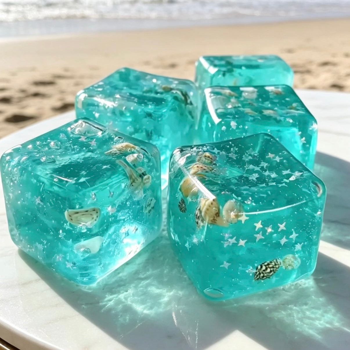 MInt Green Beach Ice Stress Ball