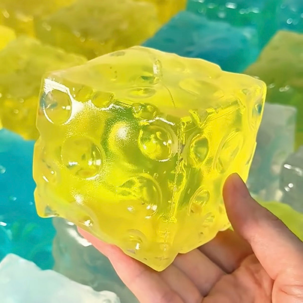 2 Colors Jumbo Cheese Stress Ball