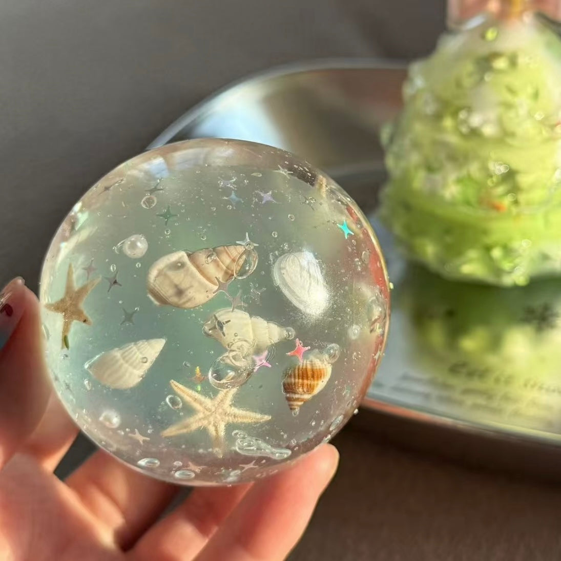 Ocean Shell Stress Ball