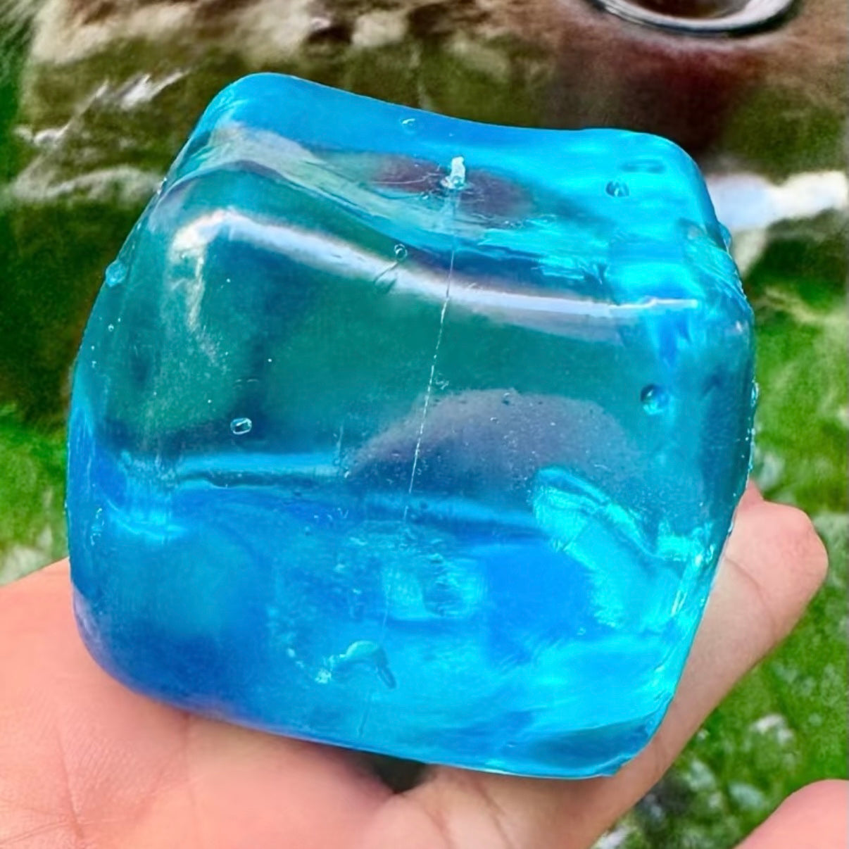 Ultra Ice Clear Cube Stress Ball (2 Textures/3 Colors)
