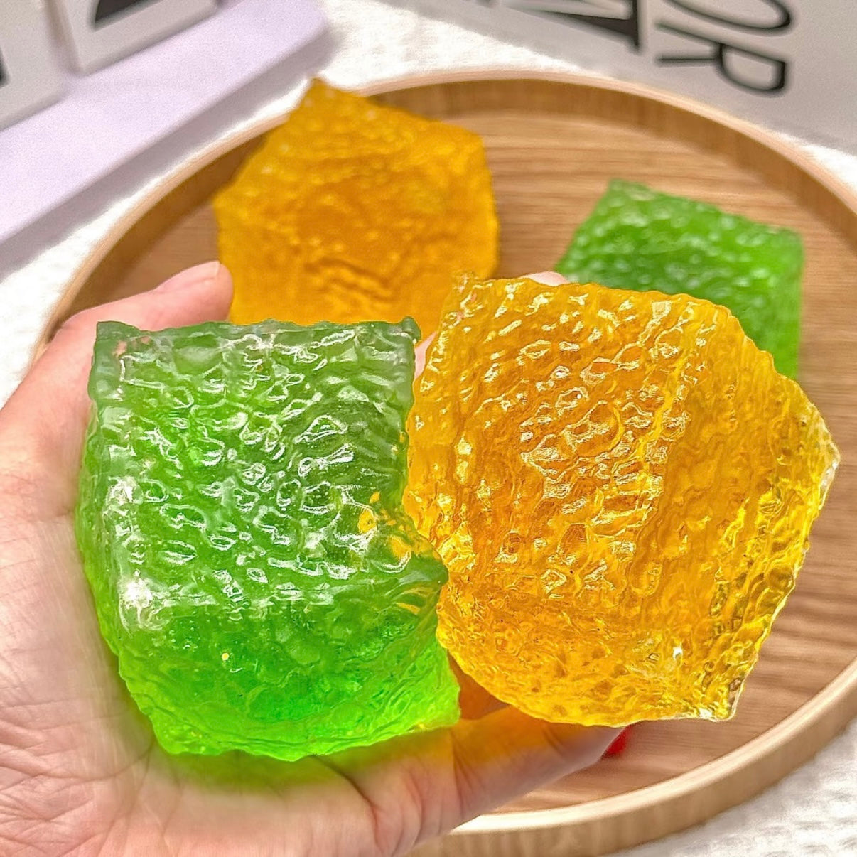 Honeycomb Ice Cube Stress Ball