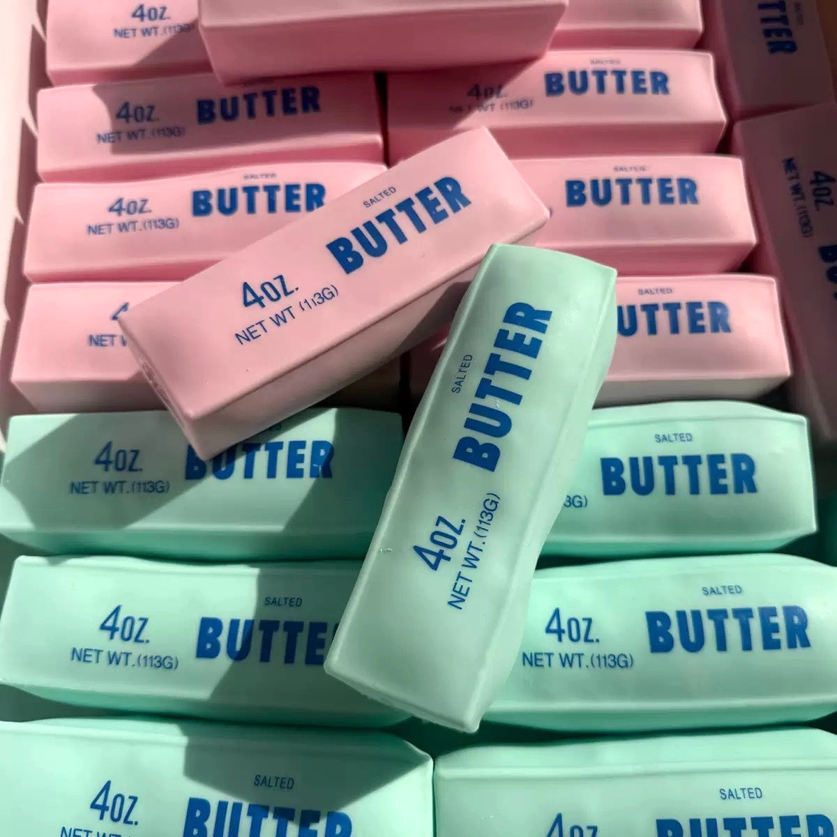 3 Colors Butter Stick Stress Ball (Block Filling)