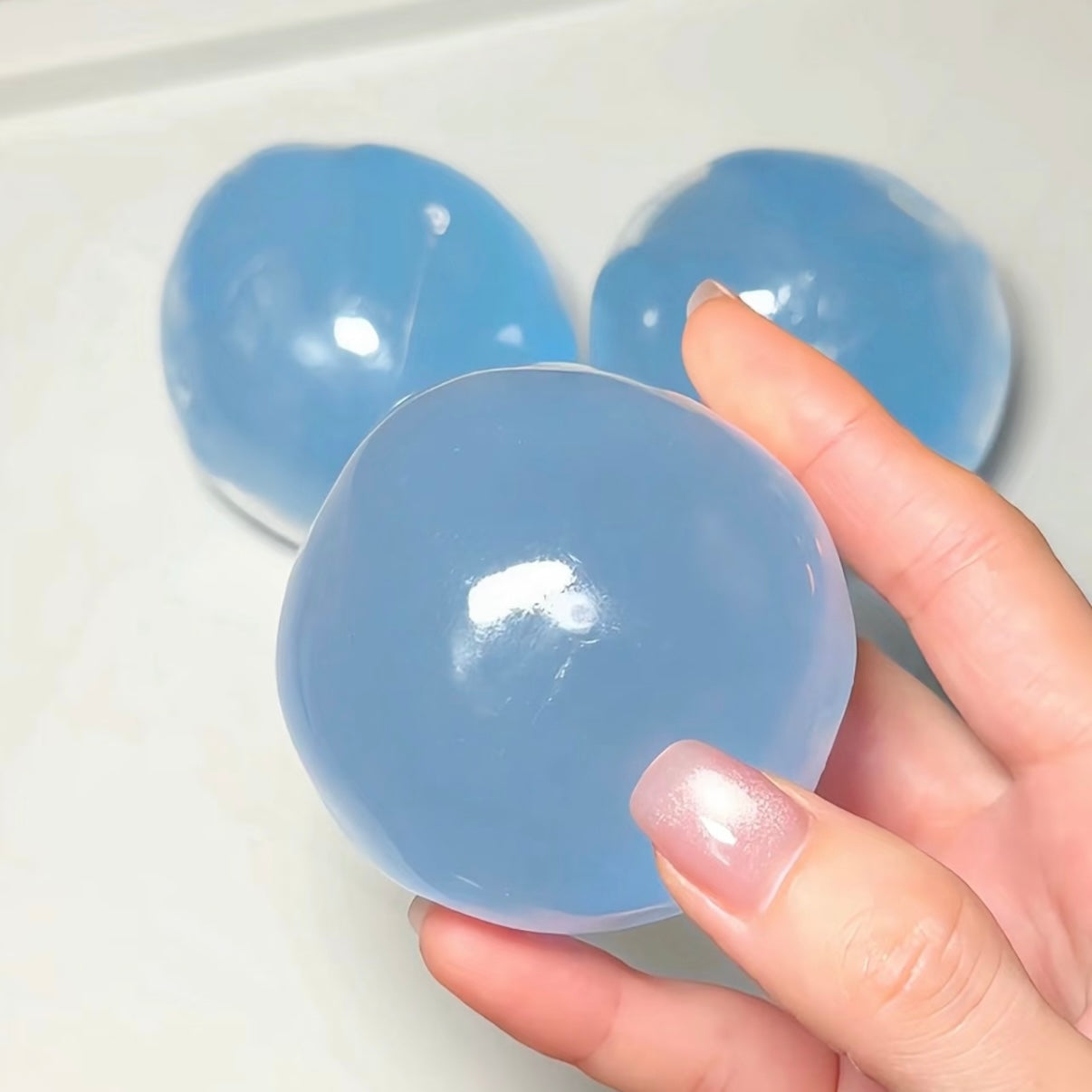 Classic Clear Coconut Oil Stress Ball