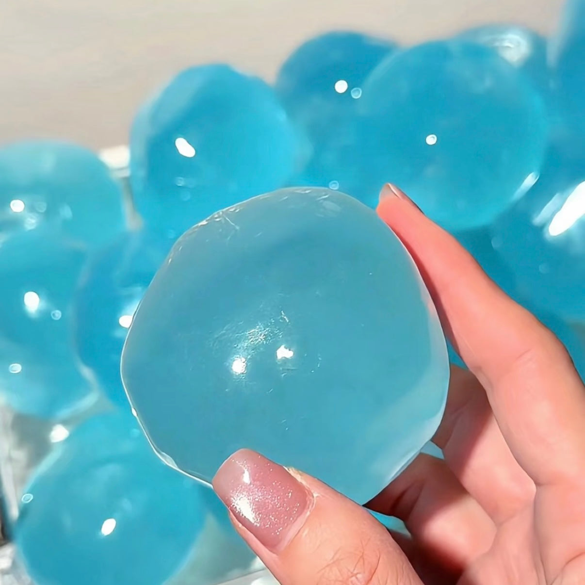 Classic Clear Coconut Oil Stress Ball