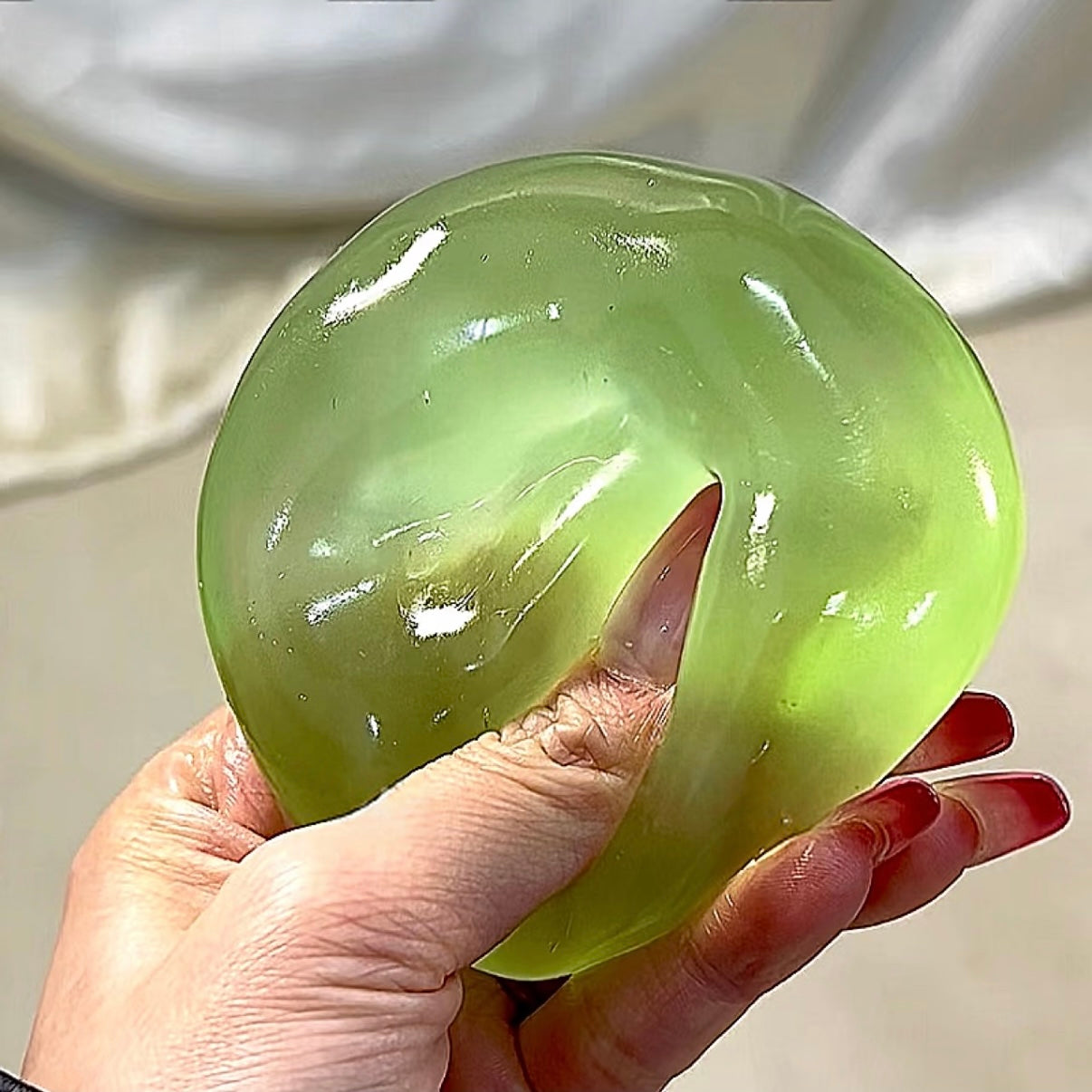 Green Coconut Oil Stress Ball