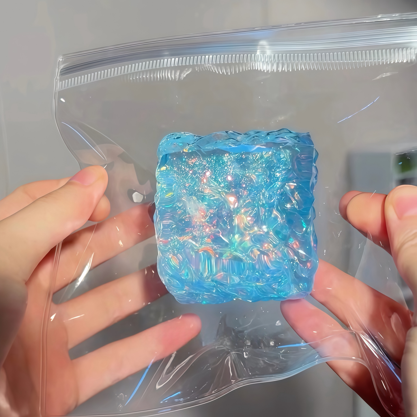 Glittering Ocean Ice Brick