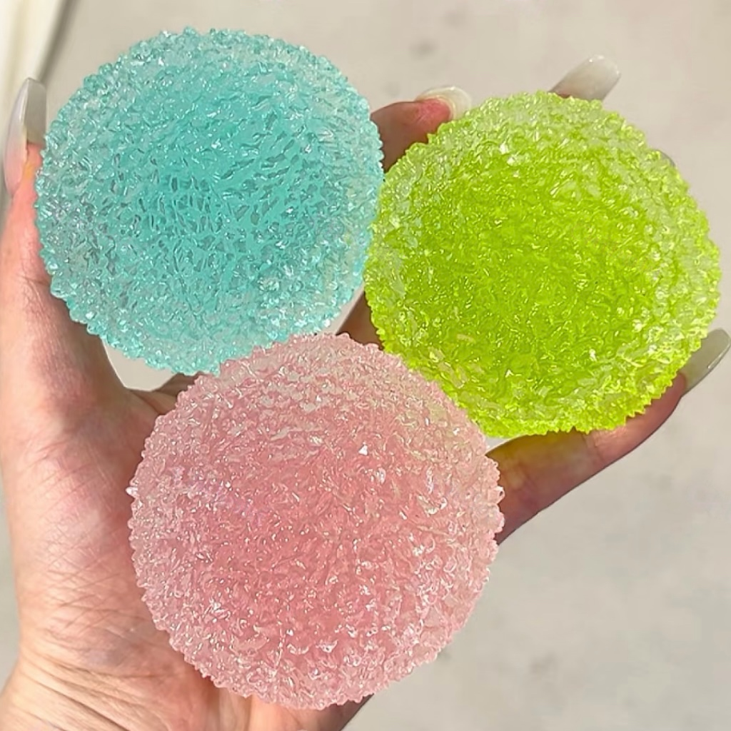 Colorful Crystal Slushy Ball Stress Ball