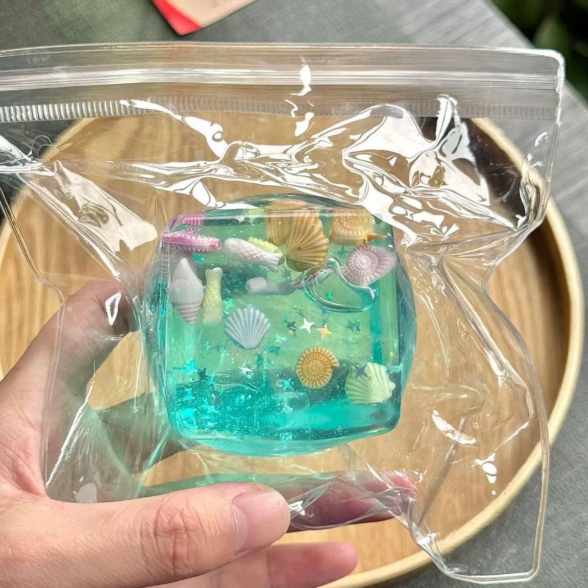 MInt Green Beach Ice Stress Ball