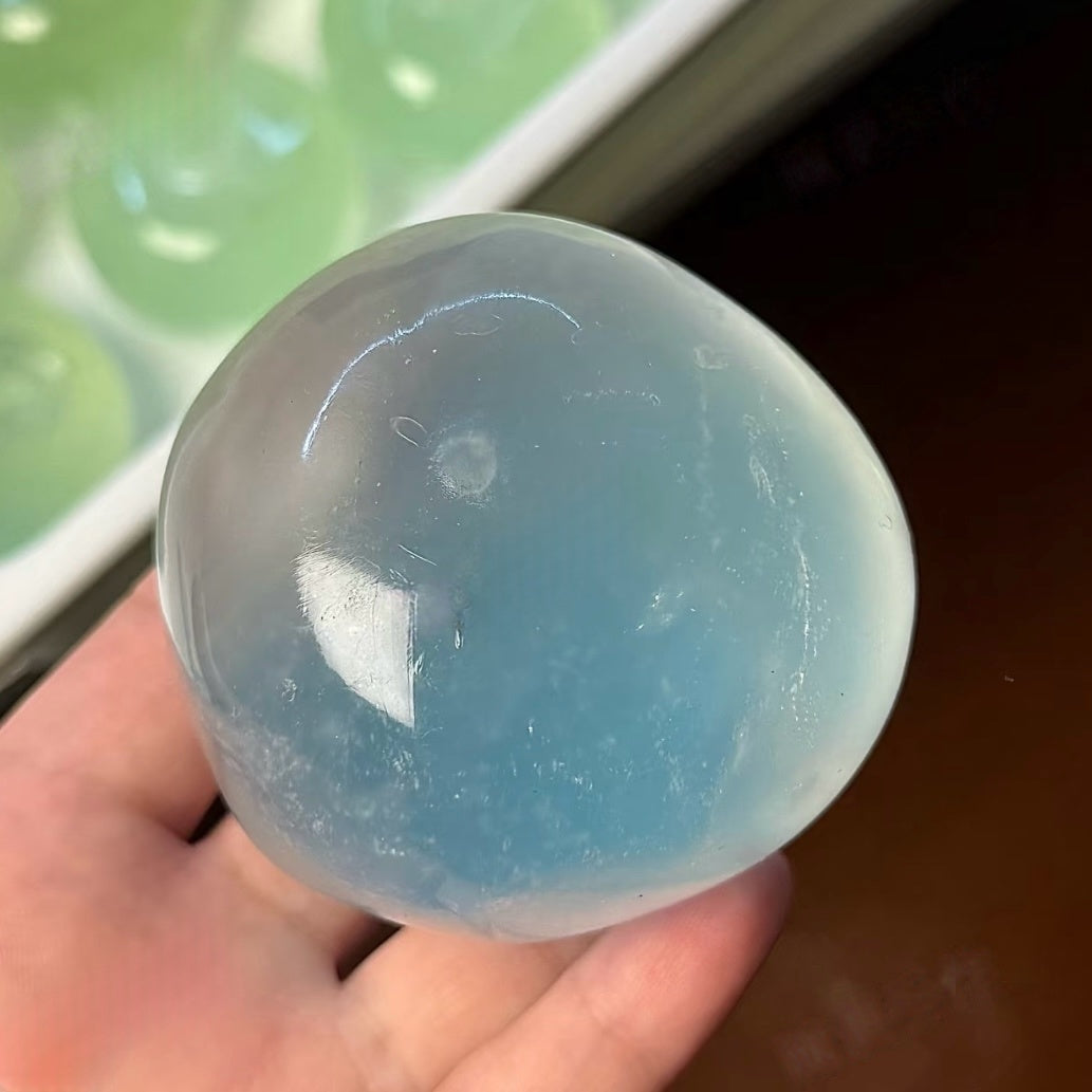 Gradient Blue Coconut Oil Stress Ball (Ship Within 30 Days)