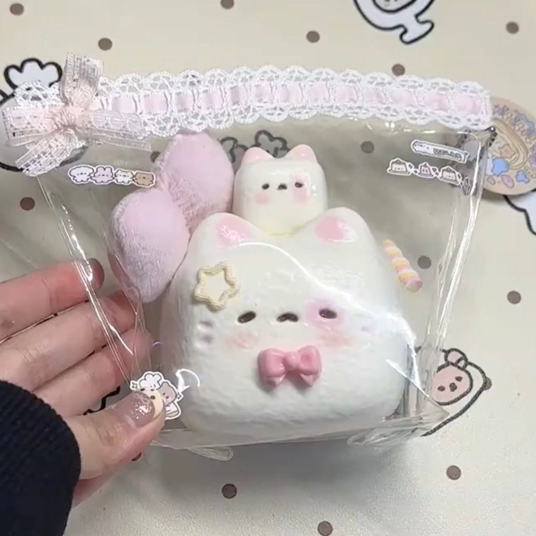 Milk Candy Cat Bag Squishy