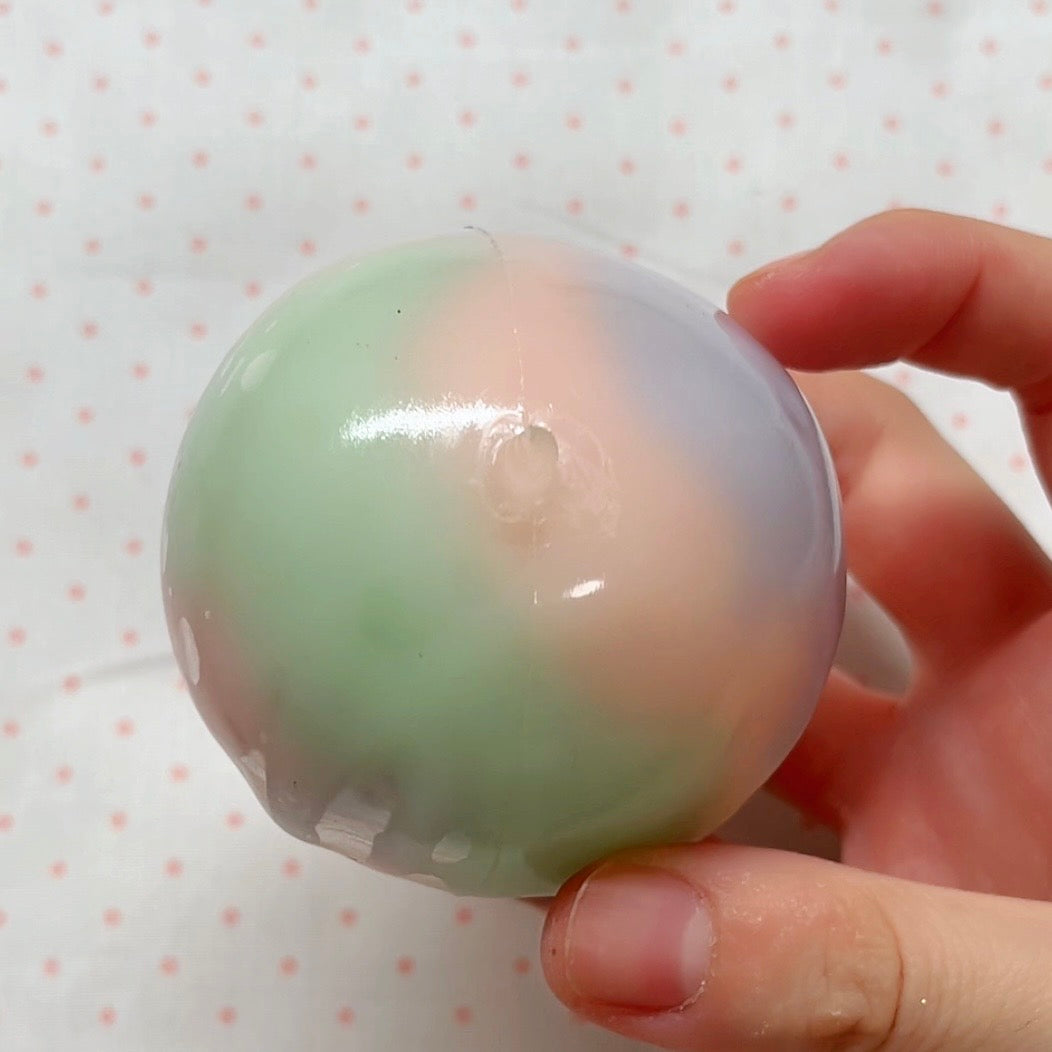 Rainbow Cracking Wax Ball Stress Ball