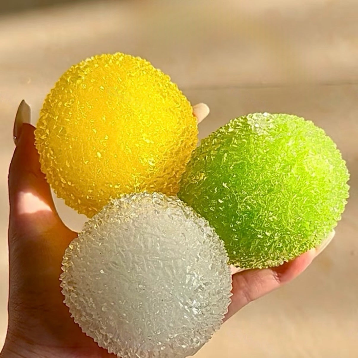 3 Colors Crystal Slushy Ball Stress Ball