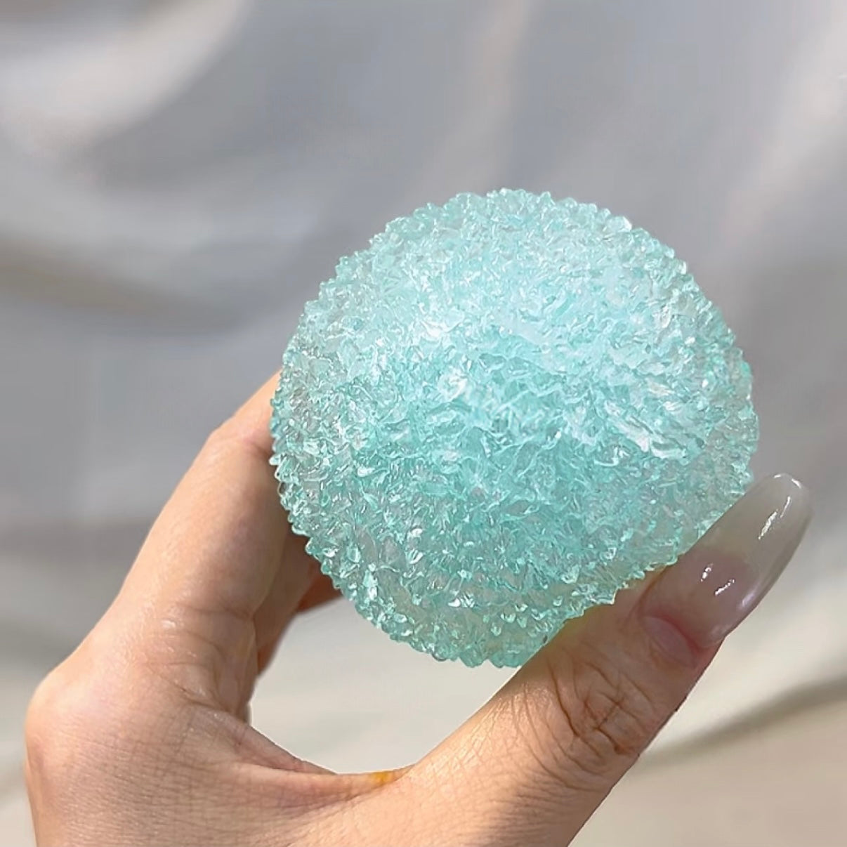 Blue Crystal Slushy Ball Stress Ball