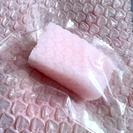 Pink Heart Bubble Pouch Bag Squishy