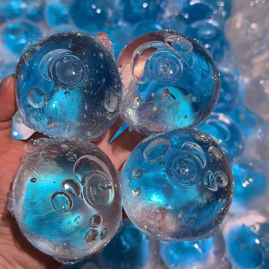 Crystal Blueberry Gel Stress Ball