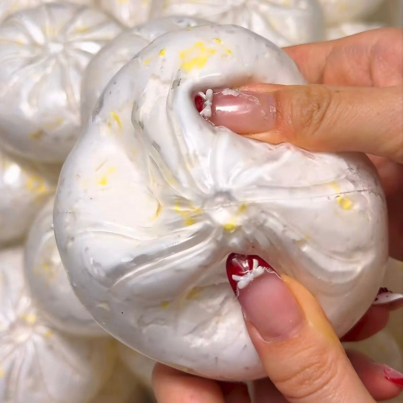 White Baozi Stress Ball (Block Filling)