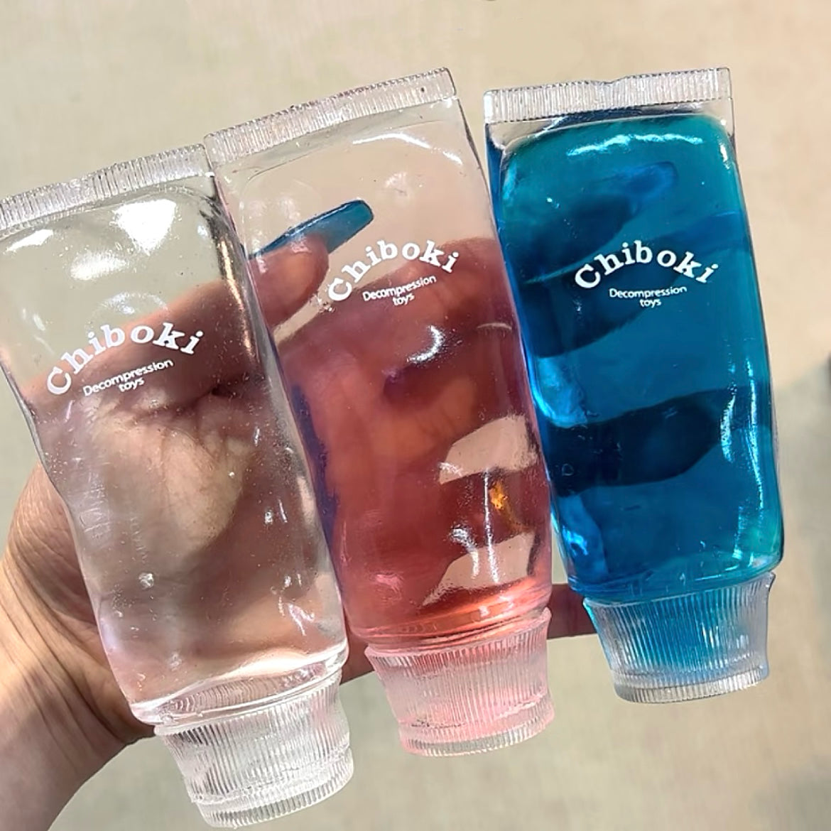Transparent Toothpaste Stress Ball