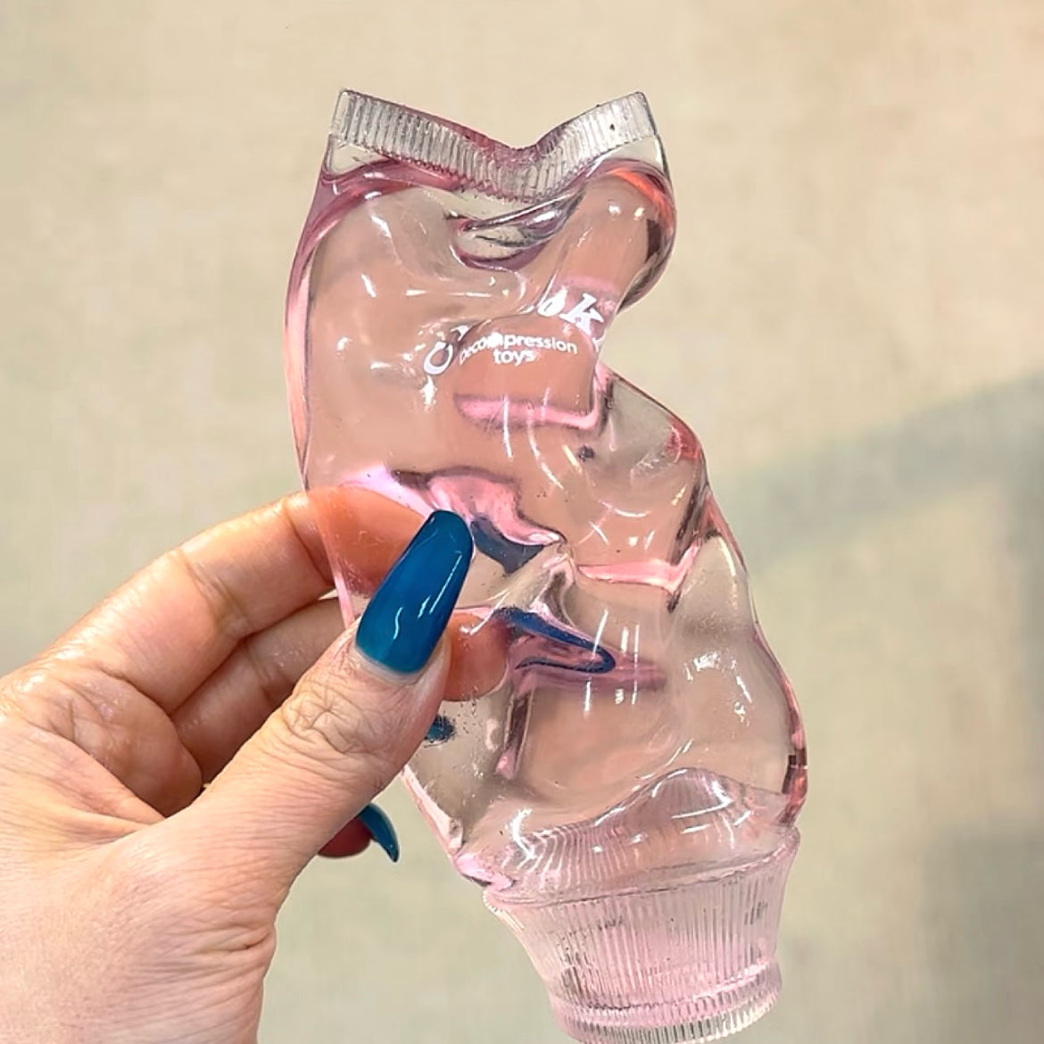 Transparent Toothpaste Stress Ball