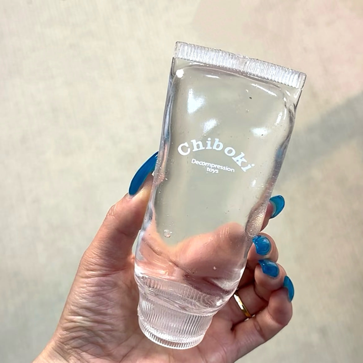 Transparent Toothpaste Stress Ball