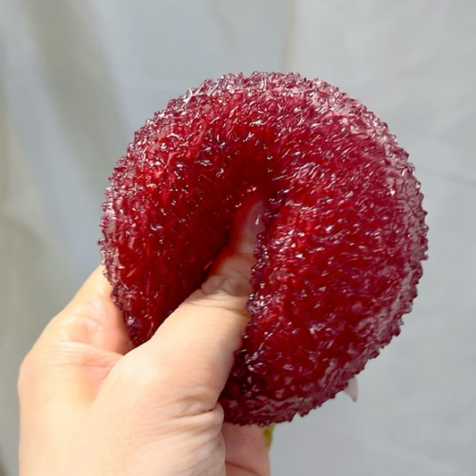 Red Cherry Crystal Slushy Ball Stress Ball