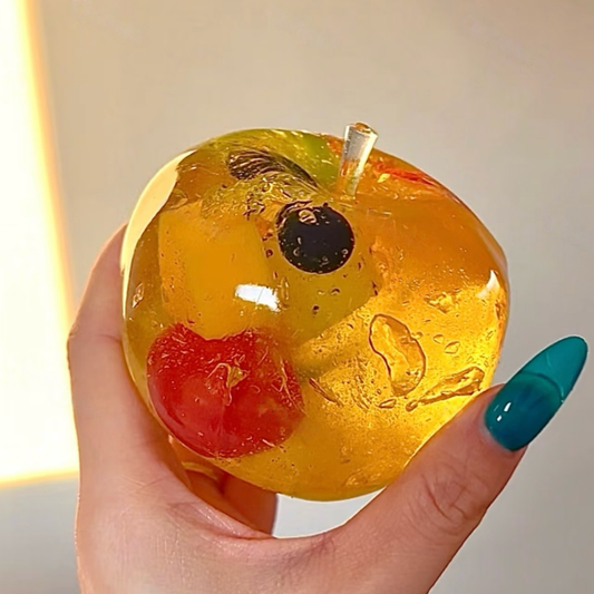 Assorted Jelly Big Apple Stress Ball