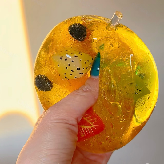 Assorted Jelly Big Apple Stress Ball